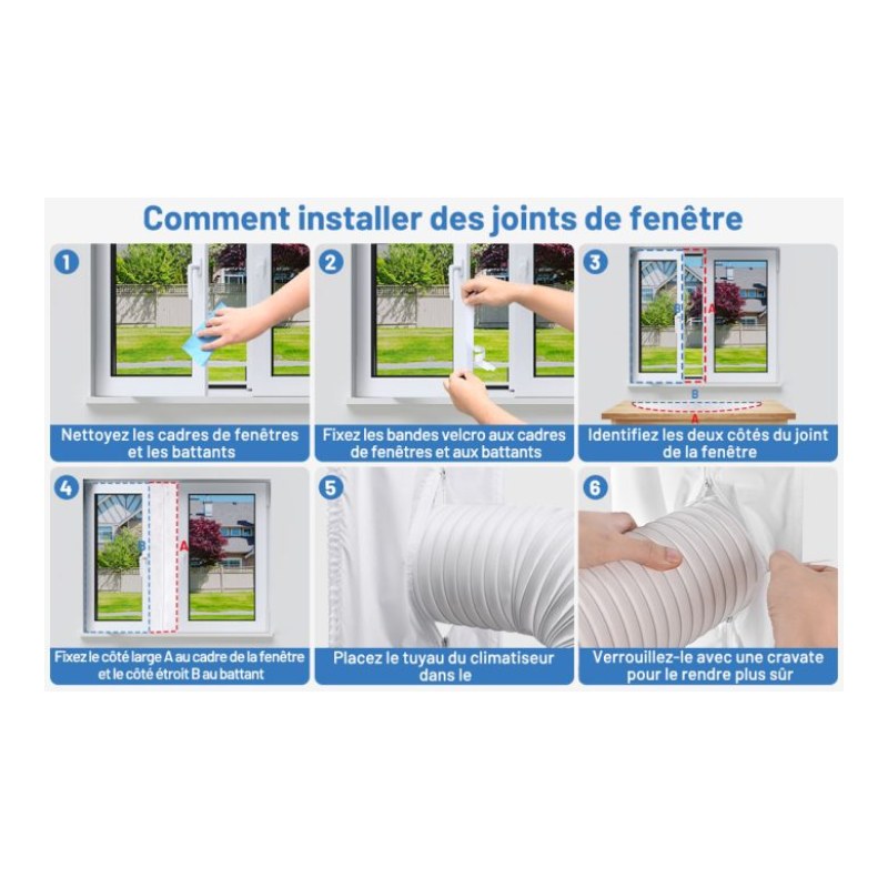 Kit de calfeutrage fenêtre (isolation)