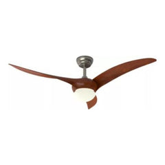Ventilateur plafonnier KLARSTEIN Monteverde lumière 10800m³/h 36W Noyer