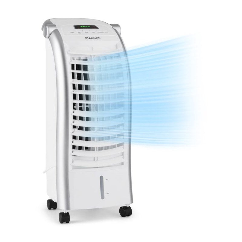 Maxfresh Ventilateur refroidisseur d'air Humidificateur fonction 4 en 1 oscillation réservoir d'eau 6L 65W fonction minuterie