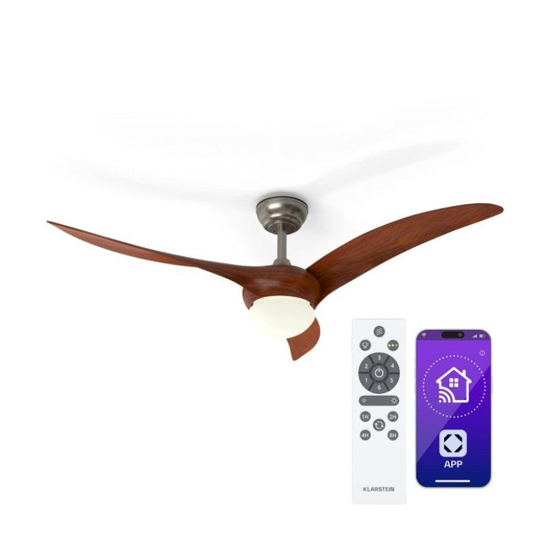Ventilateur de plafond Monteverde avec lumière dimmable