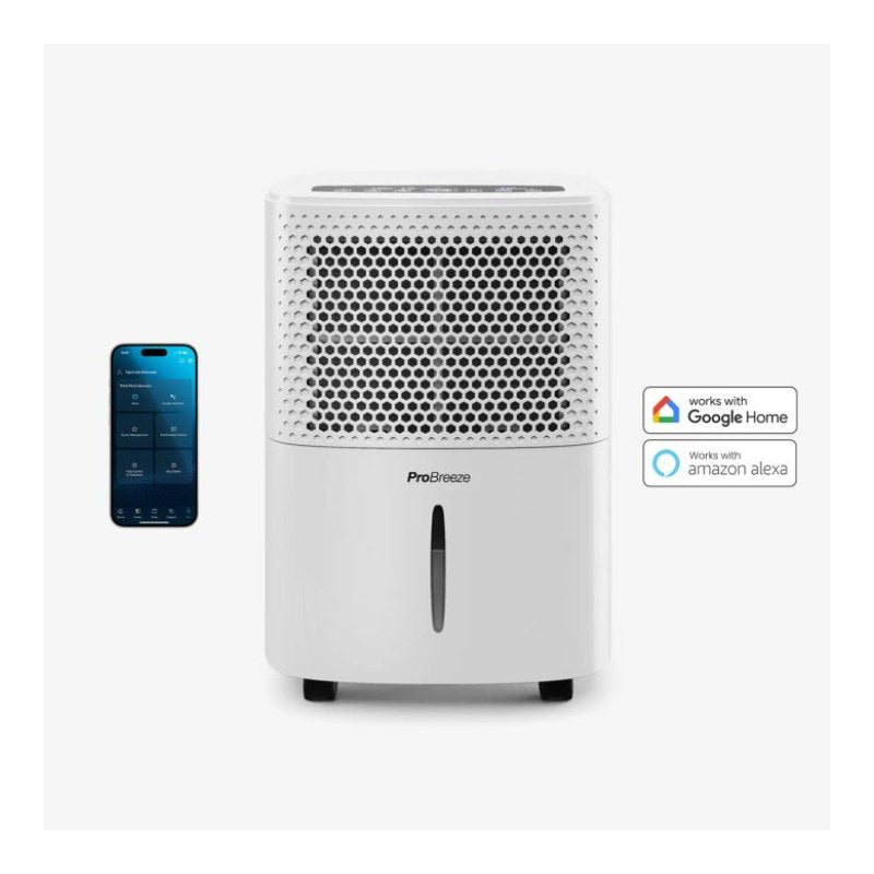 12L Dehumidifier with Built-in Humidistat and Smart App Control