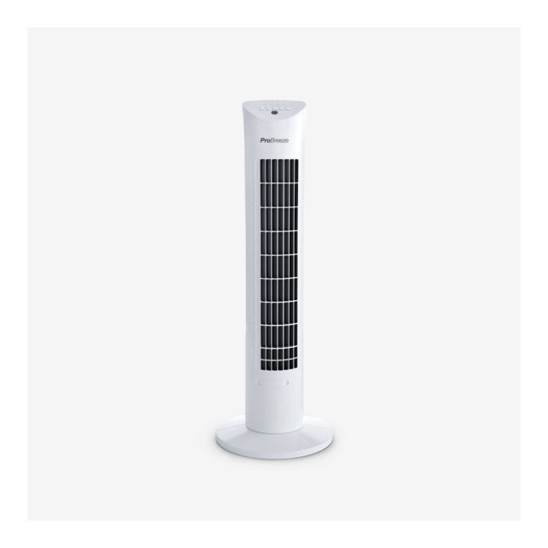 76 cm Oscillating Tower Fan - White