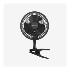 15 cm Mini Clip Fan - Ultra Quiet & High Power - Black