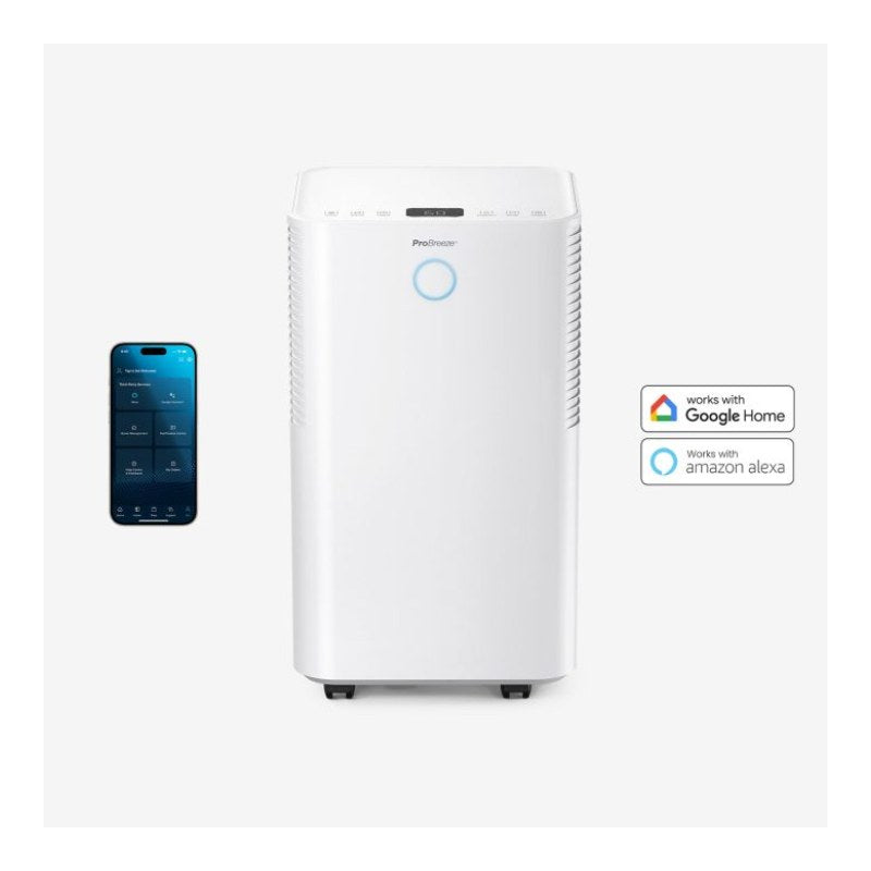 OmniDry 12L Quiet Dehumidifier with Max Extraction and Smart App Control