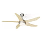 Ventilateur plafonnier KLARSTEIN Bolero 2en1 132cm 55W avec LED App Bois