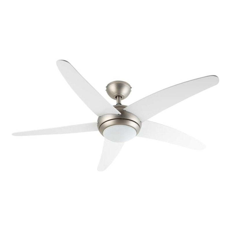 Bolero ventilateur de plafond 134cm éclairage 55W télécommande blanc