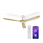 Bahama Breeze Smart Ventilateur de plafond | Pales de rotor en bois massif | Télécommande + contrôle par application