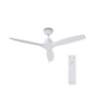 Santa Elena Ventilateur de plafond 52" 9060 m³/h Pales en bois véritable 6 vitesses Télécommande