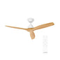 Santa Elena Ventilateur de plafond | 132 cm | 35 W | 25 m² | Fonctionnement silencieux | Bois