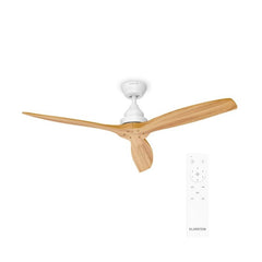 Santa Elena Ventilateur de plafond | 132 cm | 35 W | 25 m² | Fonctionnement silencieux | Bois