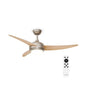 El Paso Ventilateur de plafond avec éclairage | 132 cm | 35 W | Silencieux | Bois