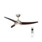 El Paso Ventilateur de plafond avec éclairage | 132 cm | 35 W | Silencieux | Bois