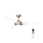 El Paso Ventilateur de plafond avec éclairage | 132 cm | 35 W | Silencieux | Bois