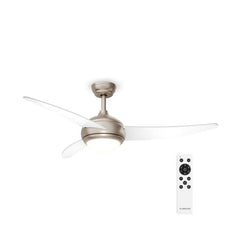 El Paso Ventilateur de plafond avec éclairage | 132 cm | 35 W | Silencieux | Bois
