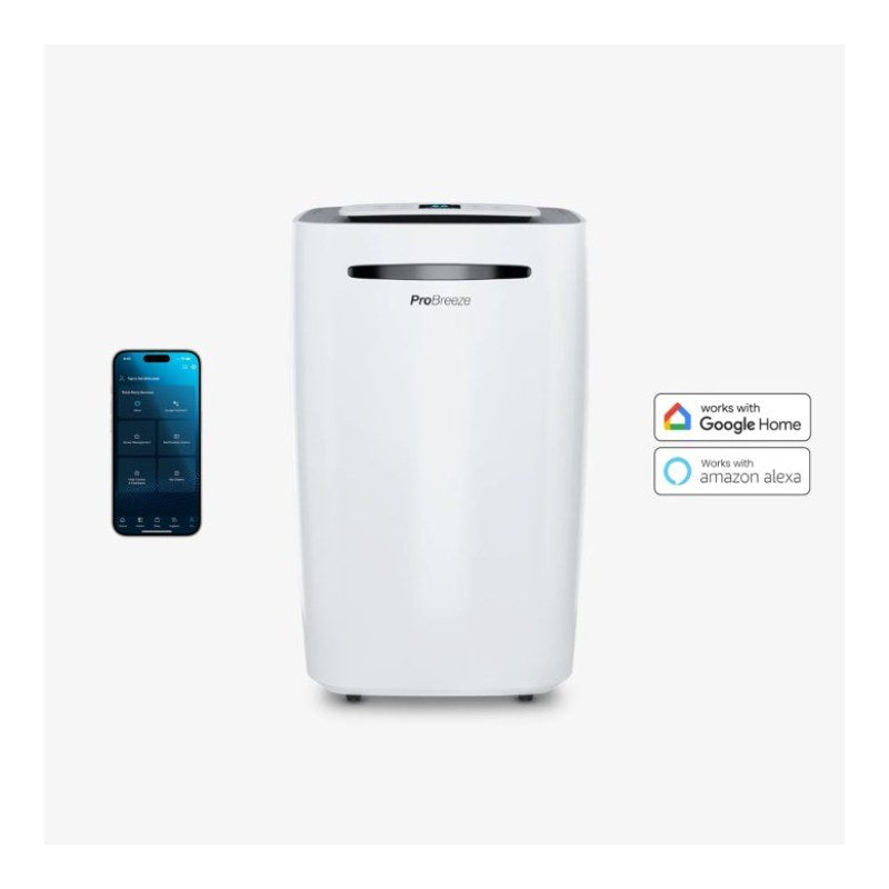20L Dehumidifier with Max Extraction Laundry Mode and Smart App Control