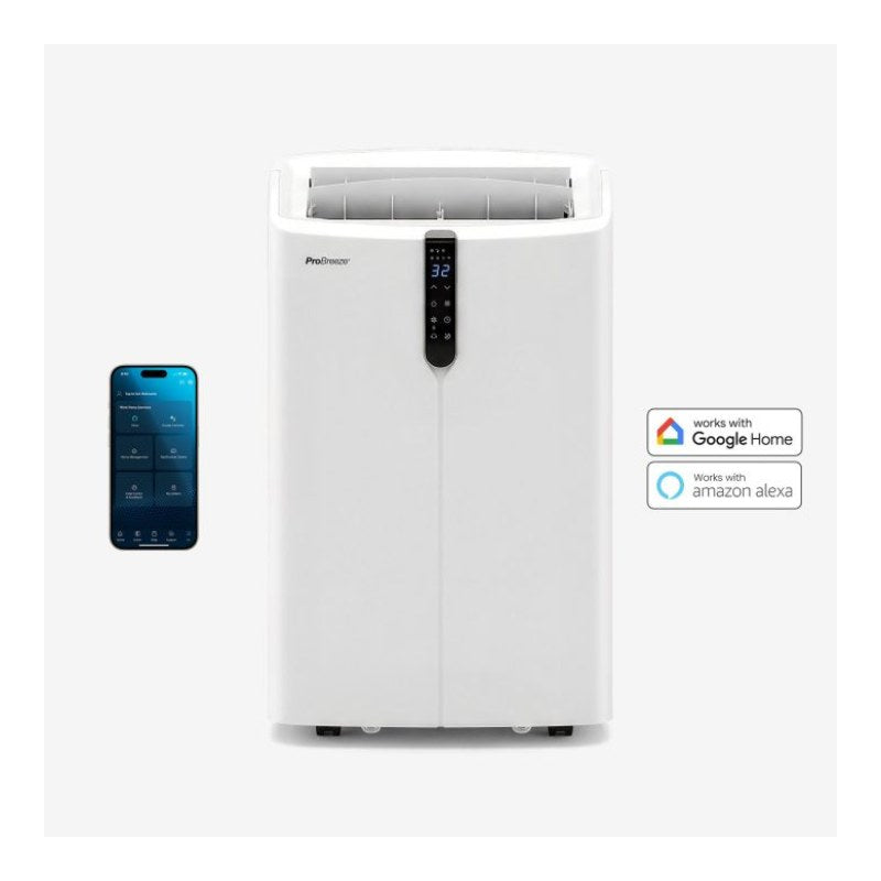 OmniCool™ 12,000 BTU 3-in-1 Ultra-Quiet Portable Air Conditioner with Dehumidification Function - Smart Wifi App
