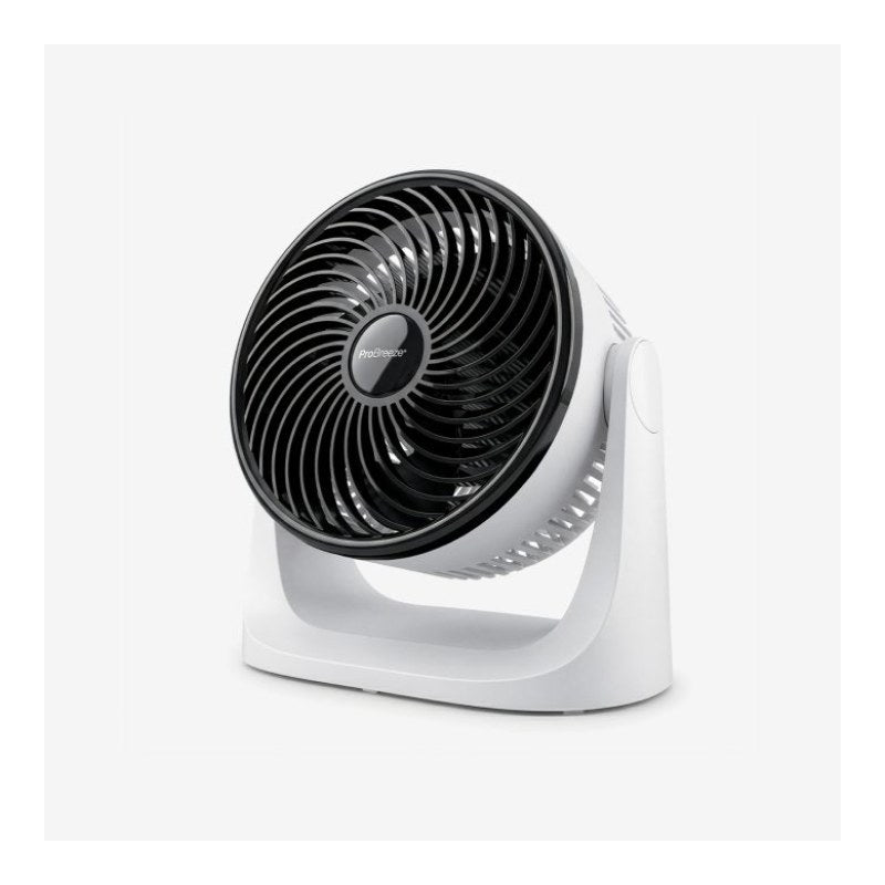 AirFlo Mini 28 cm Turbo Fan - Ultra-Quiet Air Circulator - White/Black