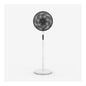 AirFlo™ Slim 109 cm Hybrid Pedestal Fan - Ultra- Quiet Air Circulator - White/Black