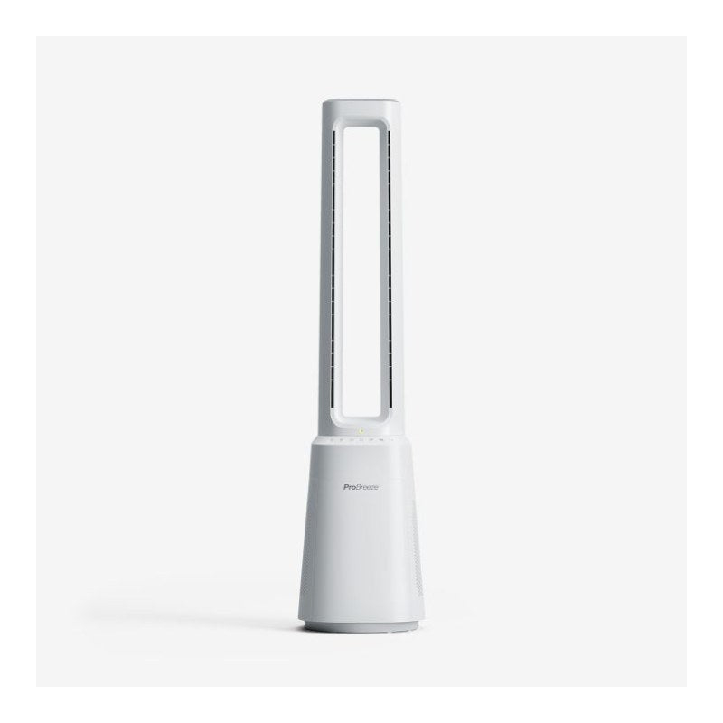 OmniAir 104 cm Premium Bladeless Tower Fan and Air Purifier - White